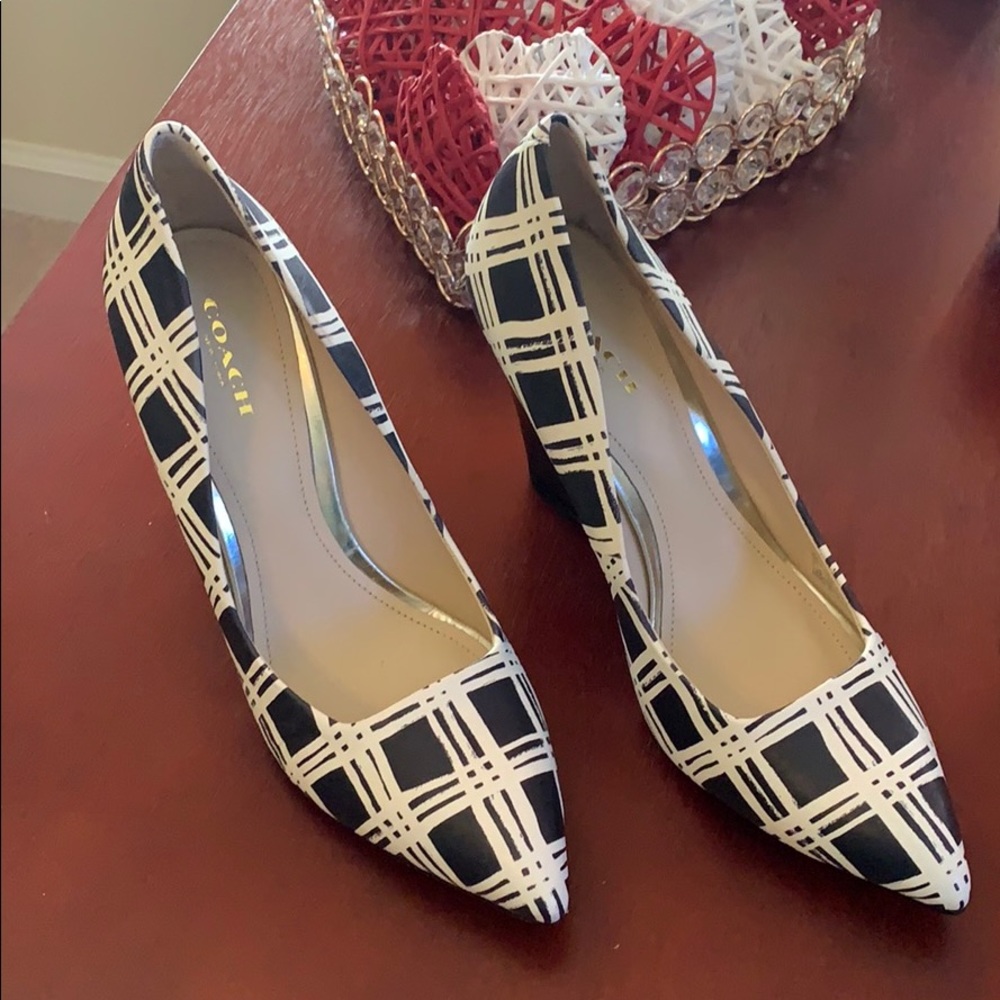 New! Coach Wedge Heels